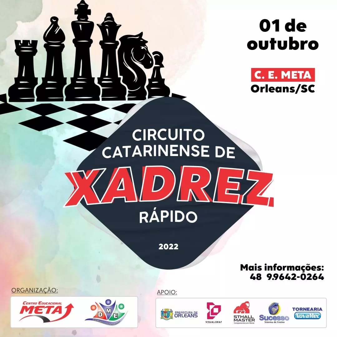 2ª etapa do Campeonato Caruaruense de Xadrez Rápido abre