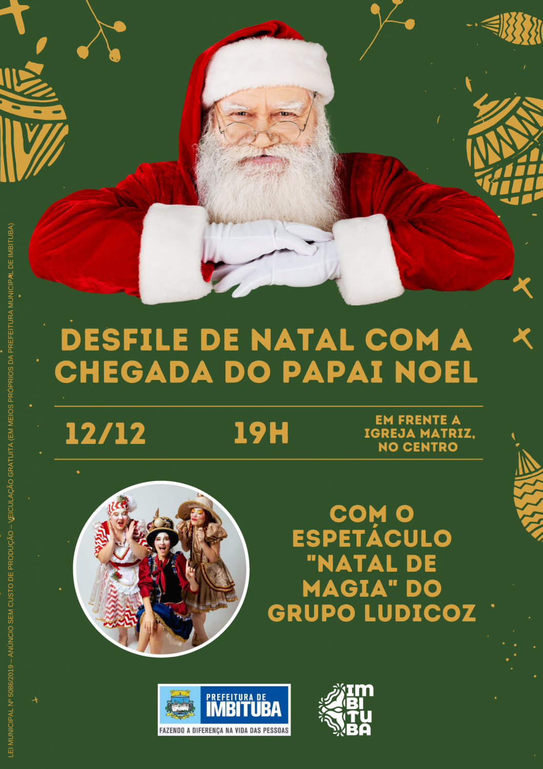 Em Imbituba, chegada do Papai Noel acontece nesta segunda-feira - Ligado no Sul Em Imbituba, chegada do Papai Noel acontece nesta segunda-feira - Ligado no Sul